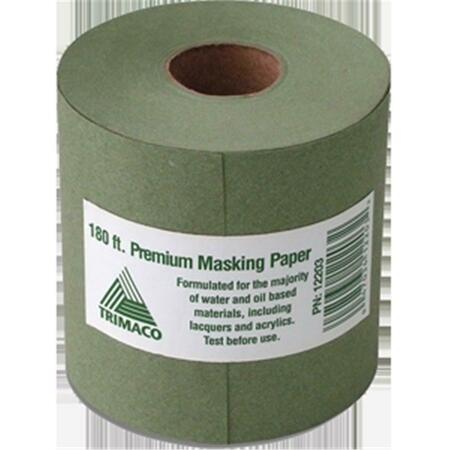 TRIMACO Green Premium Masking Paper- 3 In. X 60 Yard 151892